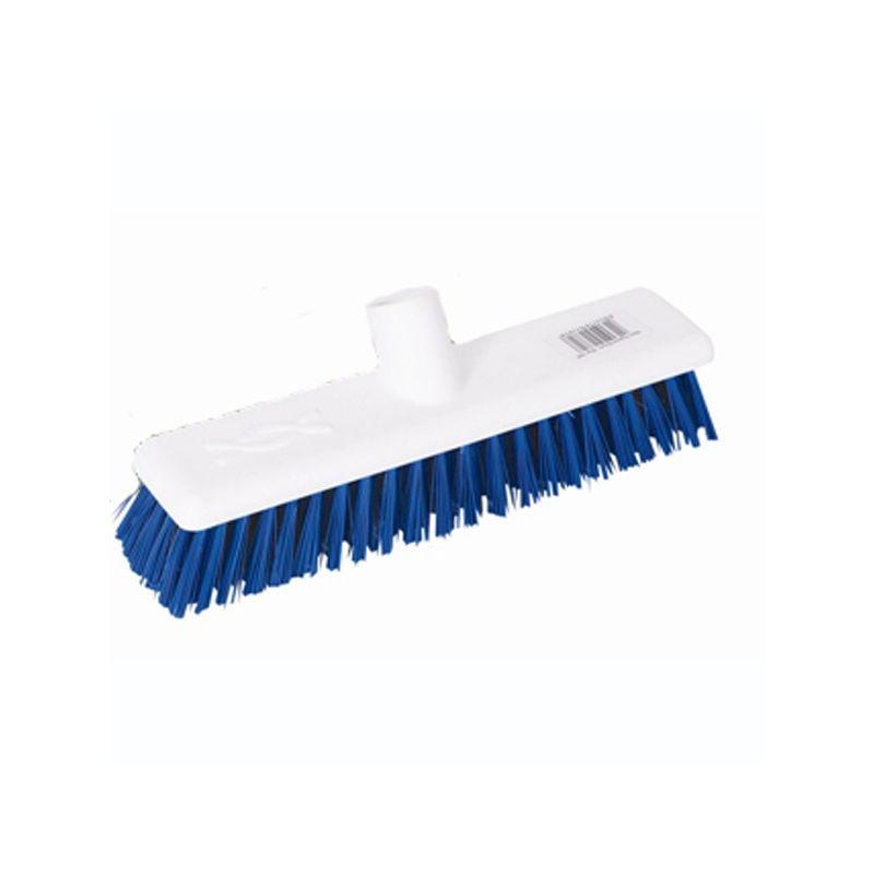 Hygiene Broom Head 12 Stiff Blue 4356