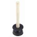 JanSan Sink Drain Plunger Wooden Handle,10