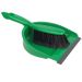 JanSan Dustpan & Brush Set Stiff Green (12 Dustpans)