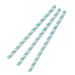 Vegware PS08-AS Jumbo Stripe Paper Straws,197mm Aqua (20 200 Straws)