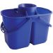 JanSan Double Mop Bucket & Wringer,14 Litre Blue (1 Each)