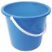 JanSan Round Plastic Bucket 10 Litre Blue (1 Each)