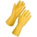 JanSan Rubber Household Gloves Large,Yellow (1 Pair)