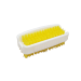 JanSan Double Sided Nail Brush Yellow (1 Each)