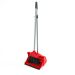 JanSan Lightweight Lobby Dustpan & Soft,Brush Red 35