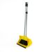 JanSan Lightweight Lobby Dustpan & Soft,Brush Yellow 35