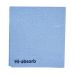 JanSan PUR Hi-absorb Streak-Free Blue,Cloths (5 Cloths)