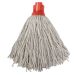 JanSan Socket Classic PY Yarn 210g 14oz,Mop Heads Red (10 Mops)