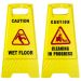 Enov Floor Sign CAUTION WET FLOOR,CLEANING in PROGRESS (1 Each)